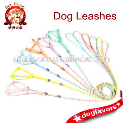 Neon Color Nylon Pet Lead and Cat Harness with Beads