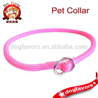 5/16 Inch x 20 Inch Round Braided Choke Nylon Dog Collar for pet baby product