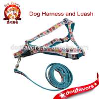 Manufacture Stock Pet Products, Cute Owls Pattern Dog Harness and Leashes, Collars