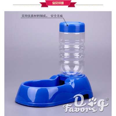 2016 New arrive colorful Portable Pet Dog Cat Drink Water Bottle Feeding Bowl