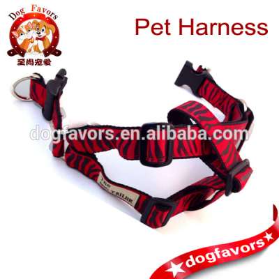 Trade Assurance YiFooHang 2014 New Pet Red Zebra Step in Dog HarnessRed Zebra Step in Dog Harness